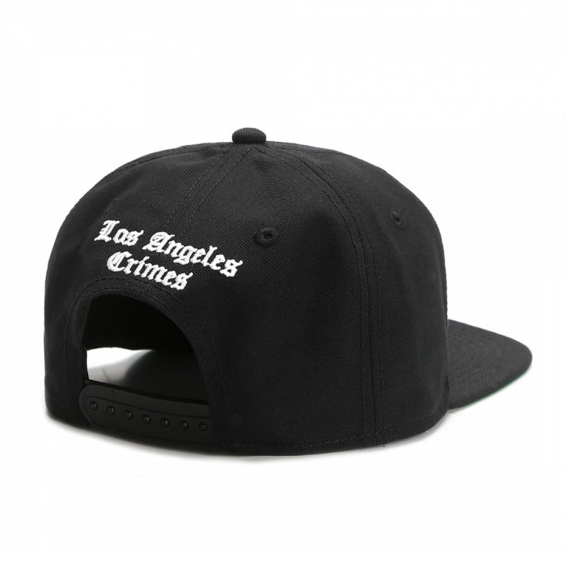 Trendy flat brimmed snapback hatslos angeles laletterembroiderunisex