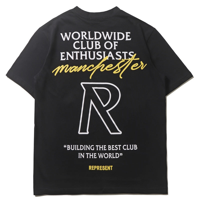 Mens T-shirt Represent letter print