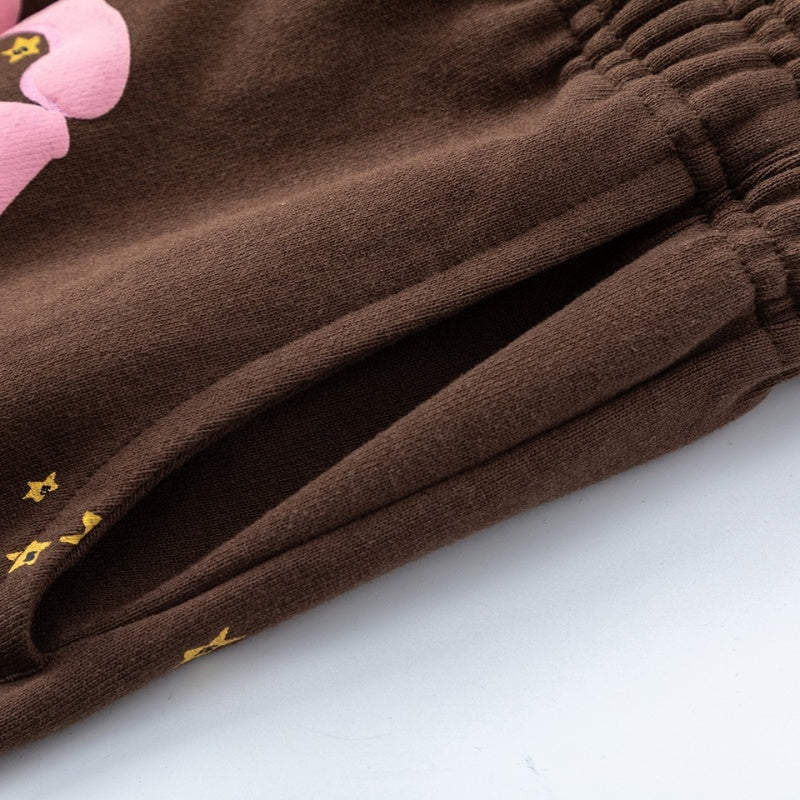 Spiderweb sweatpants High-quality pure cotton for autumn and winter