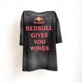Unisex Vintage T Shirts Saint × Red Bull Limited Edition Collaboration T-Shirt. Features authentic-spec heavyweight fabric (280g post-wash weight) and vintage single-stitch/blind-stitch construction. Finished with enzyme grinding, sandblasting, and d