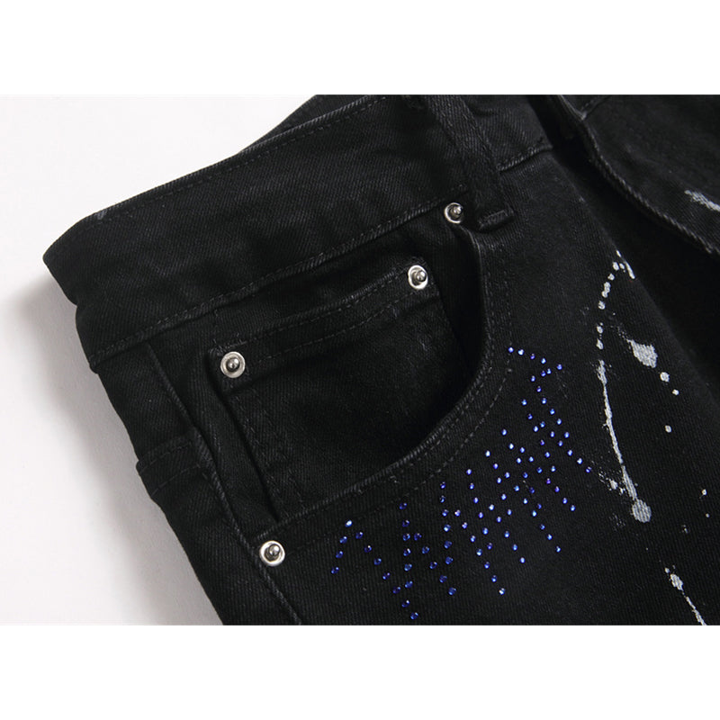 AMIRI Jeans High-quality distressed pure cotton