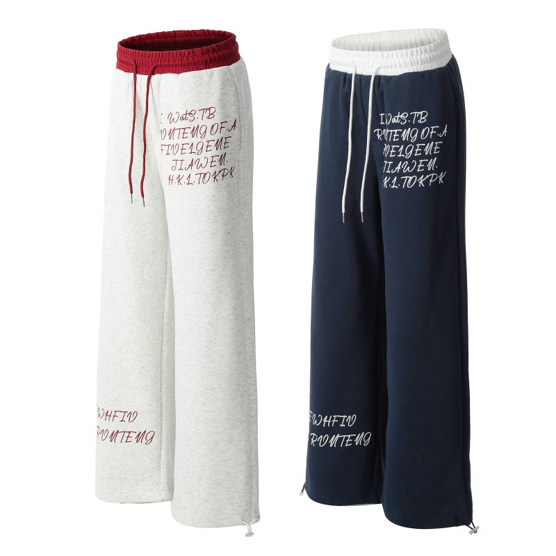 American-style streetwear harem pants Toggle Hem Cuff Y2K Loose Street Design