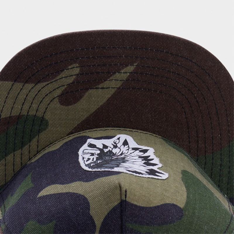 Trendy flat brimmed snapback hatscamouflage