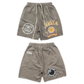 Denim Tears Shorts Cotton 8-Ball & I.S.T Graphic Oversized Drawstring