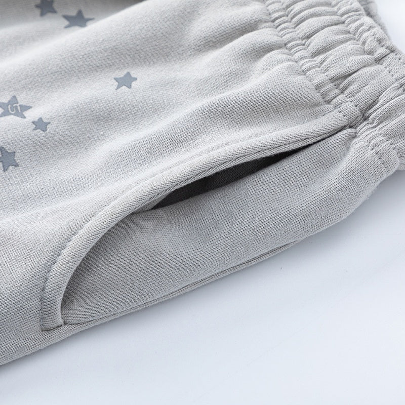 Spiderweb hoodie & sweatpants 2 piece set High-quality pure cotton for autumn and winter