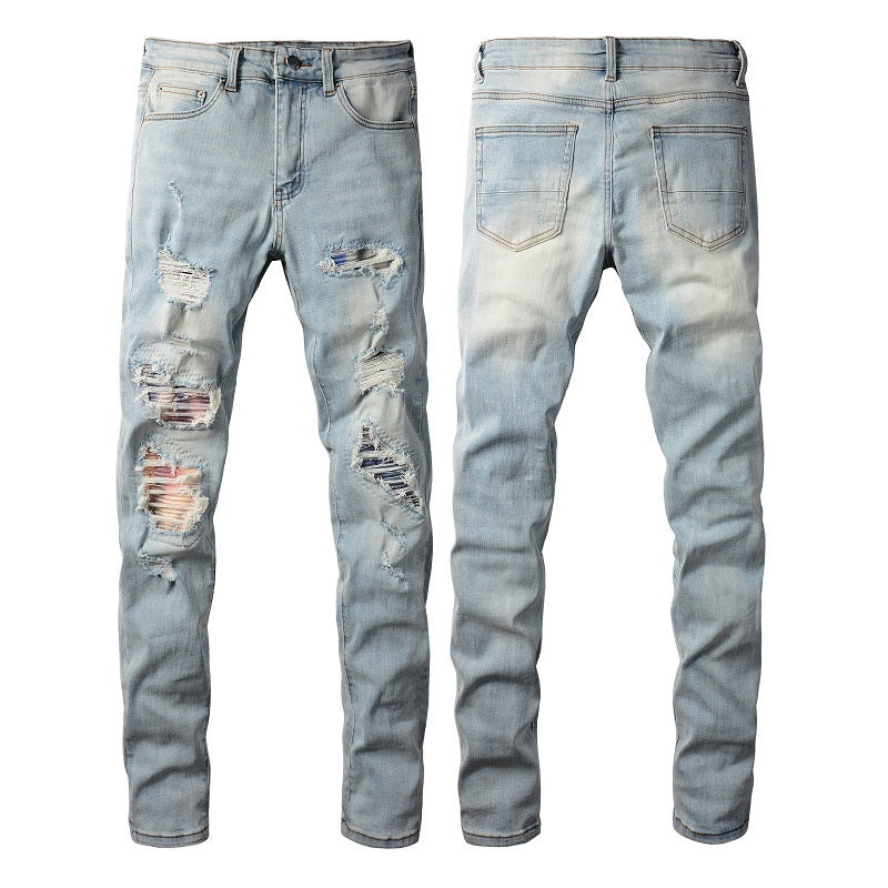Men Trendy Jeans Pure cotton high quality