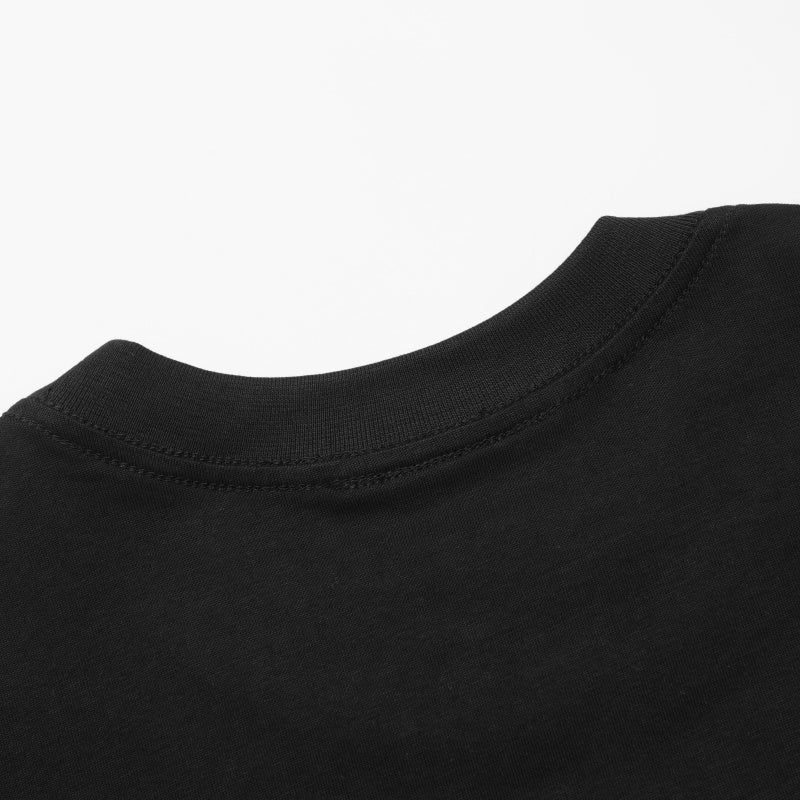 BIG FACE Drop-Shoulder Tank Top High-street vintage style featuring a small neckline, white-ink digital direct-to-garment (DTG) printing, and a heavy-duty, distressed wash finish; crafted from 260g double-yarn plain-knit fabric.