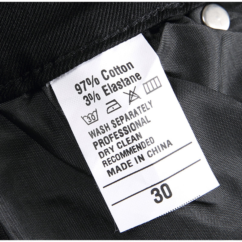 Mens Fashion Jeans pure black 5609# Pure cotton high quality