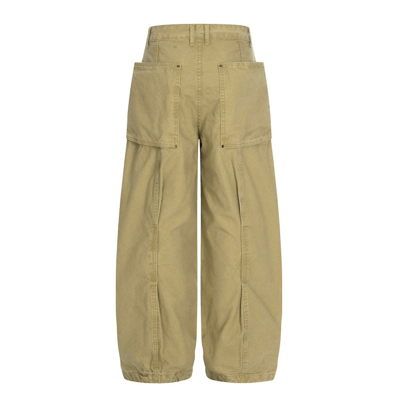 American-style streetwear harem pants Oversized Side Pocket Structured Apparel