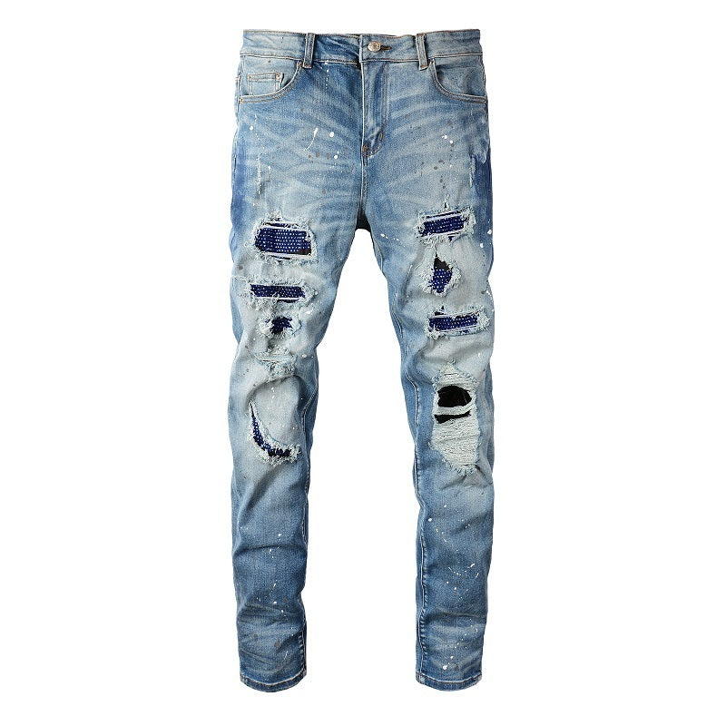 Men Trendy Jeans Pure cotton high quality