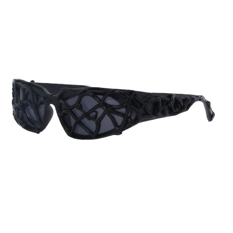 Trendy punk glasses y2k sun protection