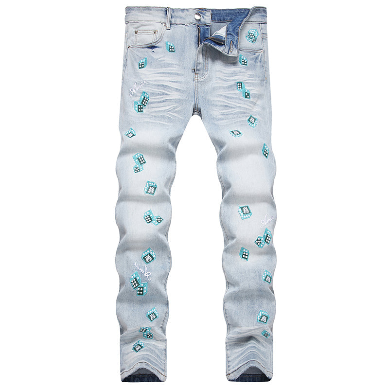 AMIRI Jeans High-quality distressed pure cotton