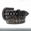 Hip-hop punk rhinestone belt cross accessories