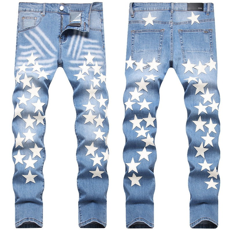 AMIRI Jeans High-quality distressed pure cotton