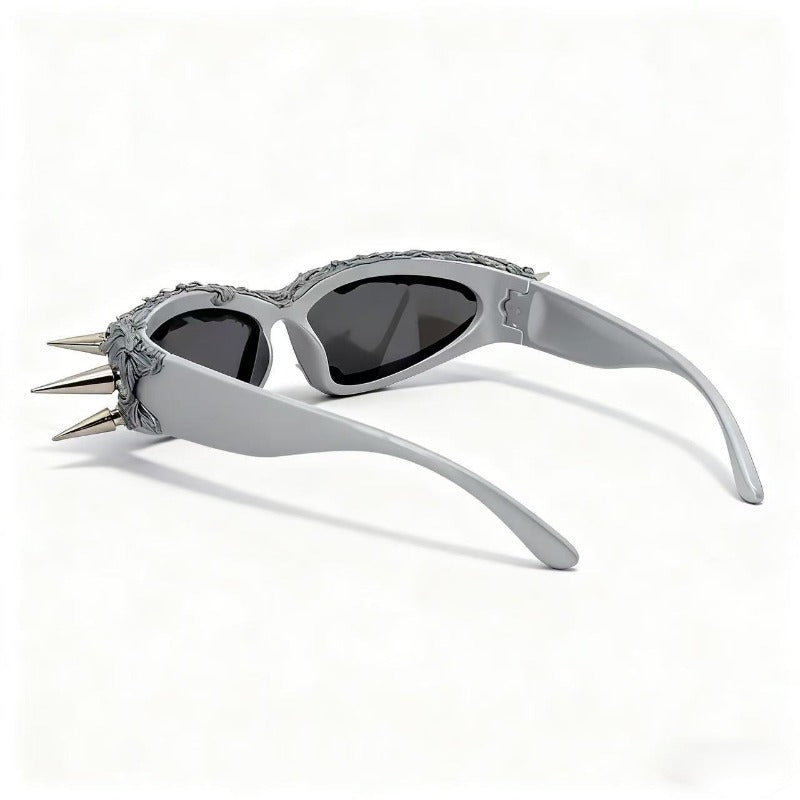 Trendy punk glasses cat eyes