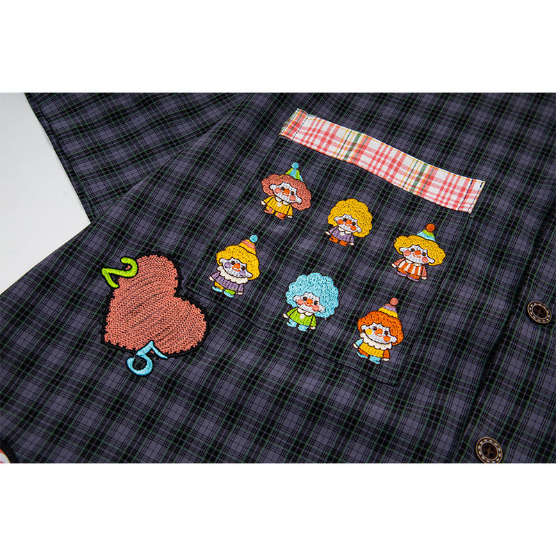 Unisex vintage T-shirt Polo shirt with a stand-up collar