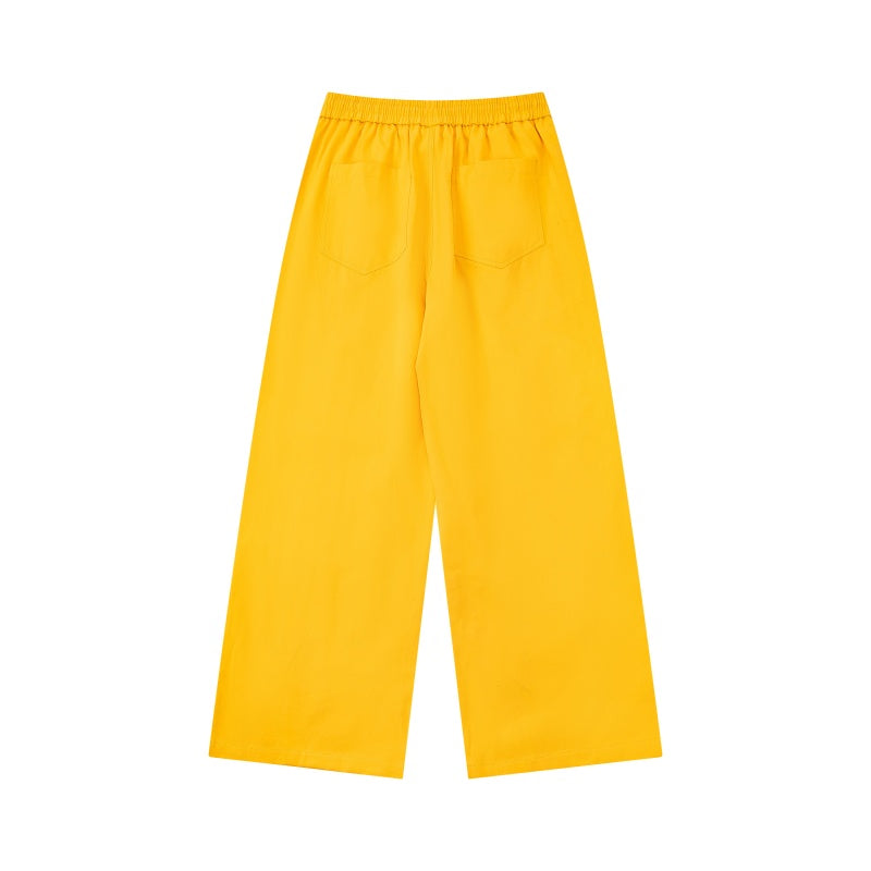 Street-style vintage jeans Retro Harajuku Style Colorful Colorblock Cargo Pants with Graphic Accents