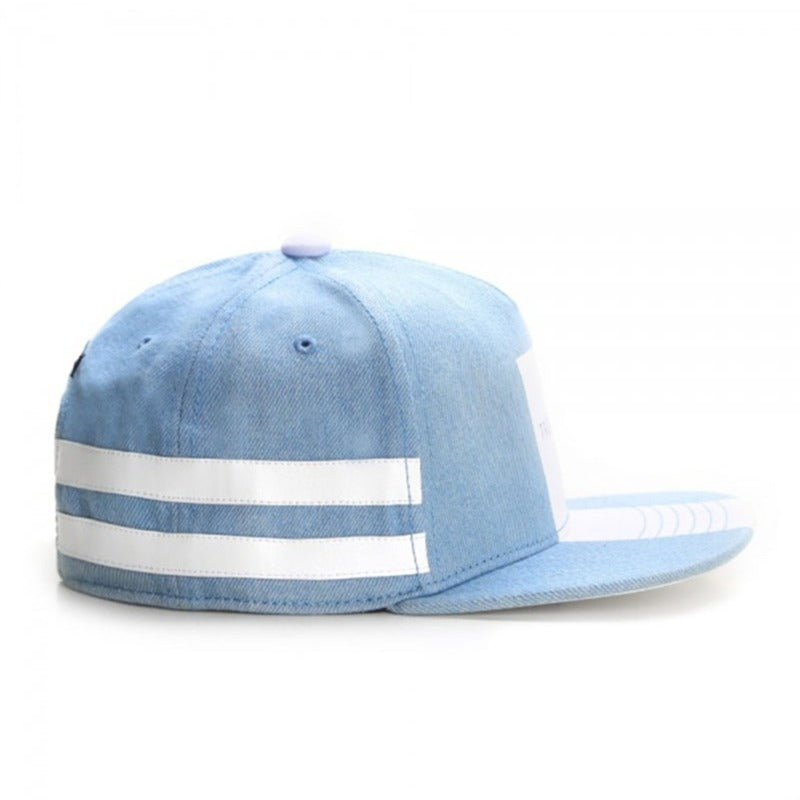 Trendy flat brimmed snapback hatsshade tres slick cap