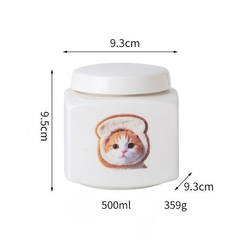 Pet Urn A custom cat puppy dog died cremation funeral urn tooth hair storage jar