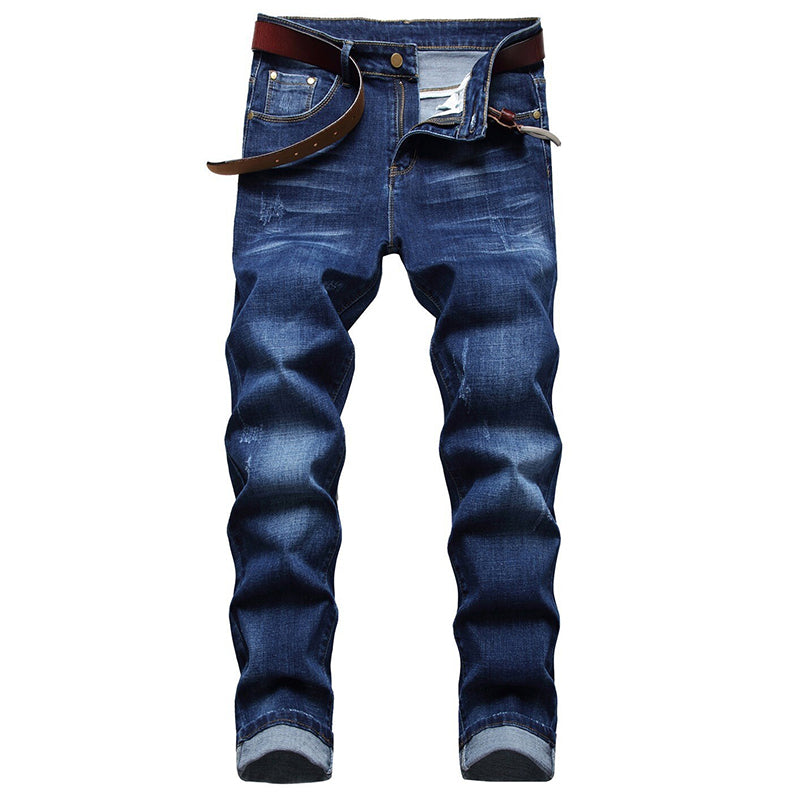 Mens Fashion Jeans Ripped D675# Pure cotton high quality