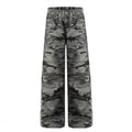 American-style streetwear harem pants Button Flap Pocket Relaxed Silhouette