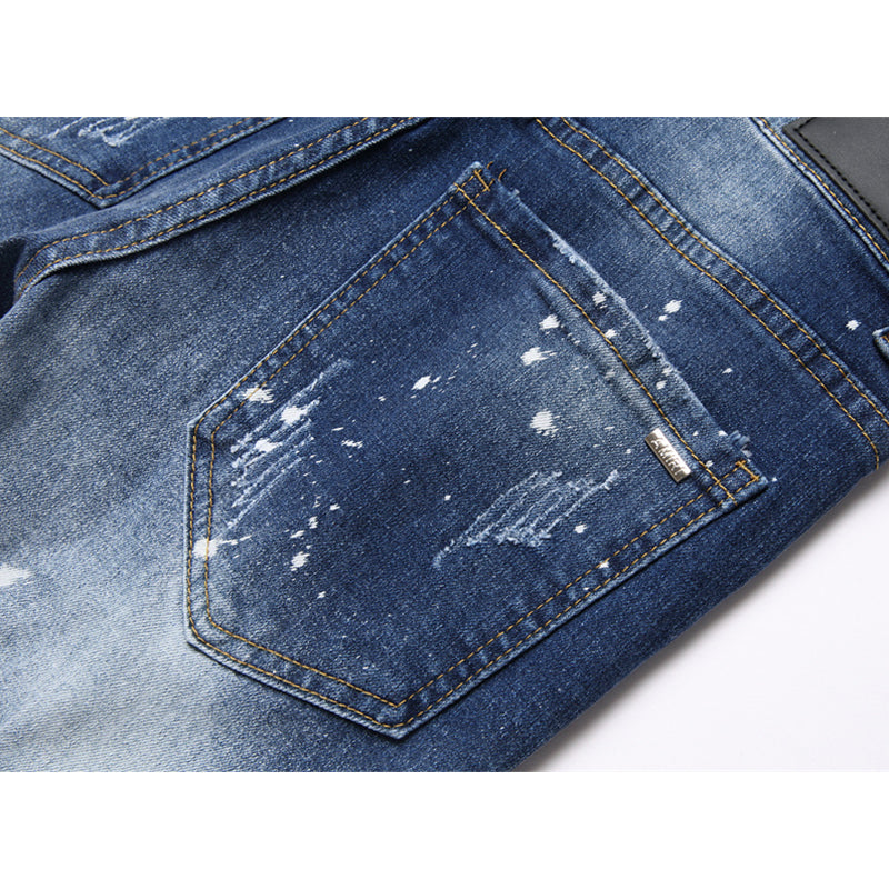 AMIRI Jeans High-quality distressed pure cotton