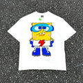 Unisex Vintage T Shirts CSF SpongeBob â€?American vintage / West Coast hip-hop style fit. Features white-ink direct printing and a heavyweight, distressed wash finish. High-street short-sleeve tee with an unbeatable feel and texture.