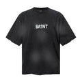Saint Michael T Shirts Offset Printed SA1NT Minimal Typography