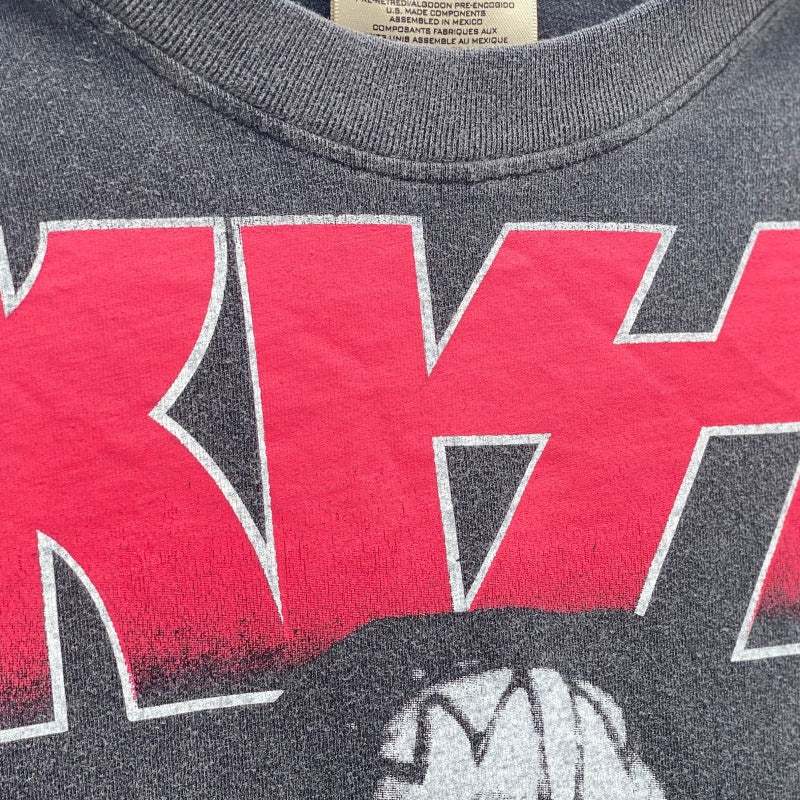Unisex Vintage T Shirts KISS '96-'97 Tour â€?Limited Edition Heavyweight Distressed Wash Tee