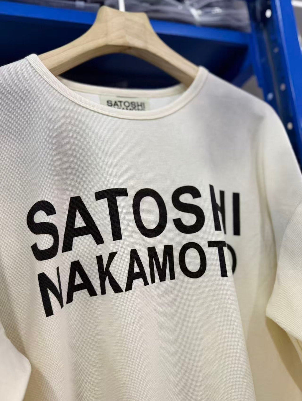 Satoshi Nakamoto Sweatshirt High-quality heavyweight streetwear with a vintage, distressed aesthetic.