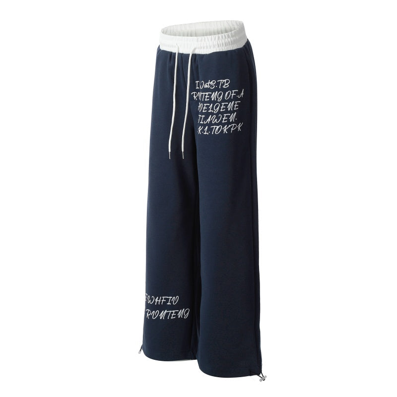 American-style streetwear harem pants Toggle Hem Cuff Y2K Loose Street Design