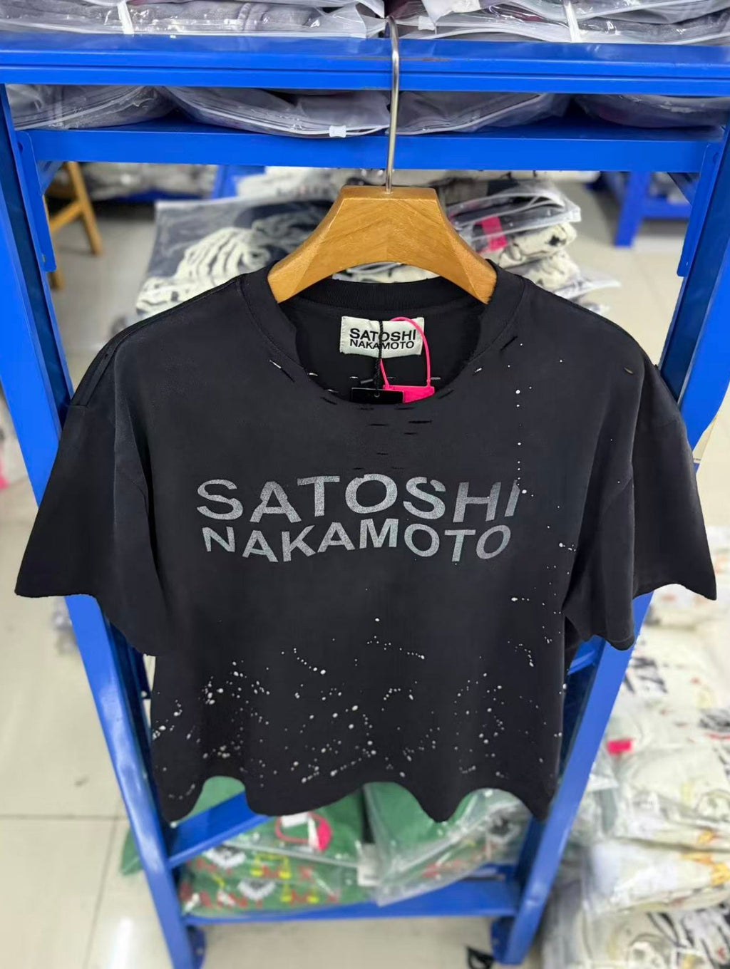Satoshi Nakamoto t shirt High-quality heavyweight streetwear with a vintage, distressed aesthetic.