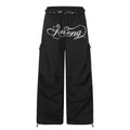 American-style streetwear harem pants Drawstring Hem Loose Cargo Apparel
