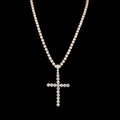 Jewelry Zircon Cross Pendant Rapper CrossPendant Crosses Jesus Pieces