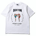 Mens T-shirt Vintage American-style Trendy brand Kanye Muay Thai-style graphic print