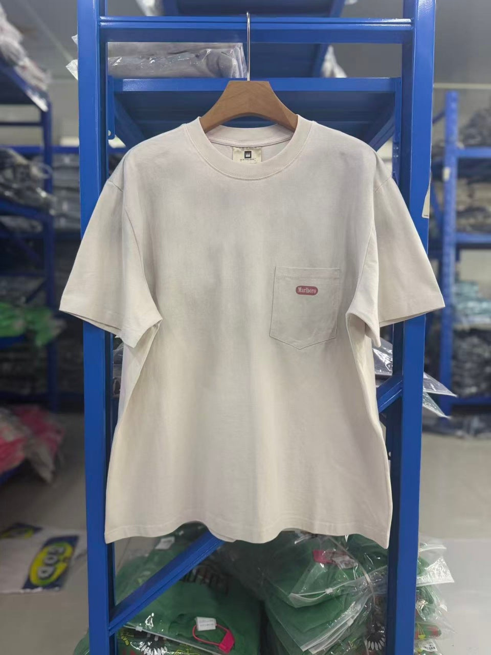 Vintage style washed summer wear T shirt 260G pure cotton high-quality streetwear