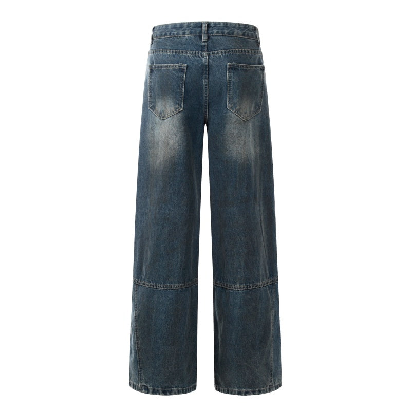 American-style streetwear harem pants Grunge Pleated Lower Leg Streetwear Pants
