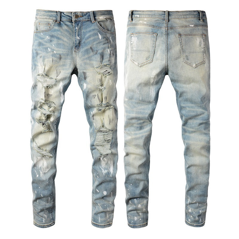 Men Trendy Jeans Pure cotton high quality