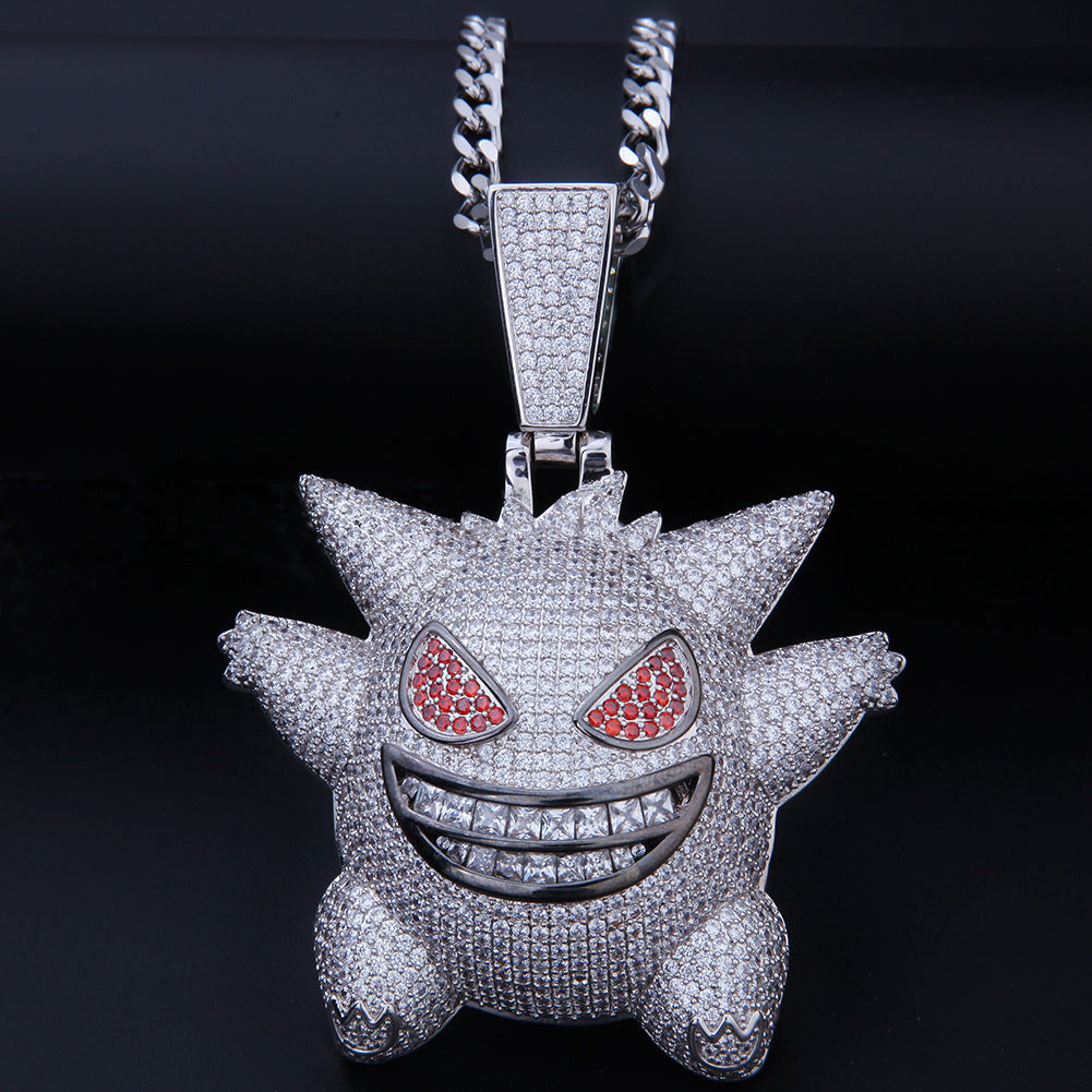 Jewelry full of zircon Geng Gui pendant Pokemon anime Pok¡§|mon Spectrum