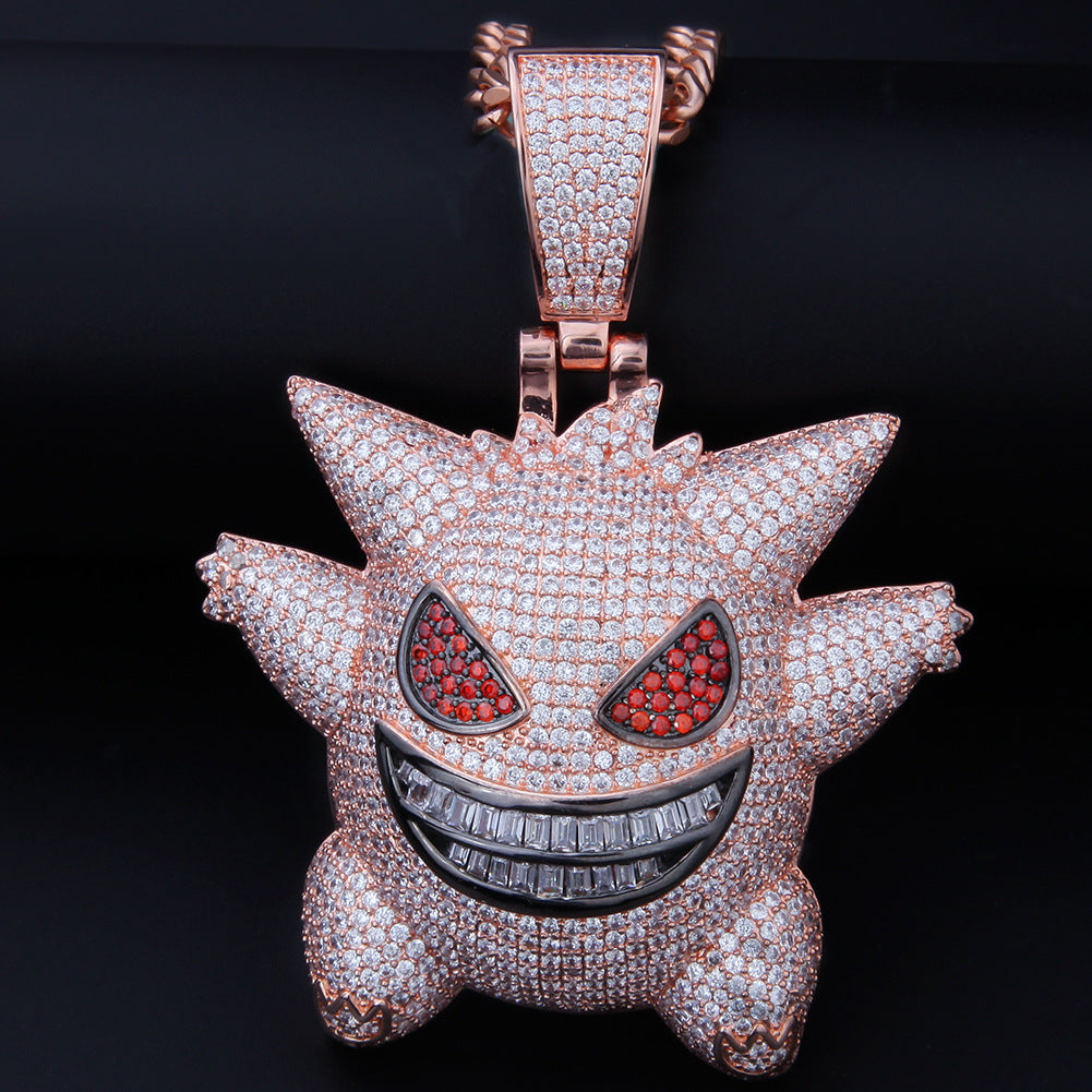 Jewelry full of zircon Geng Gui pendant Pokemon anime Pok¡§|mon Spectrum