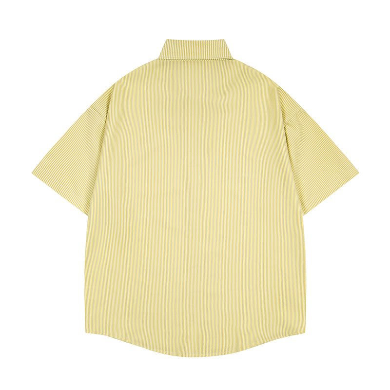 Unisex vintage T-shirt Polo shirt with a stand-up collar