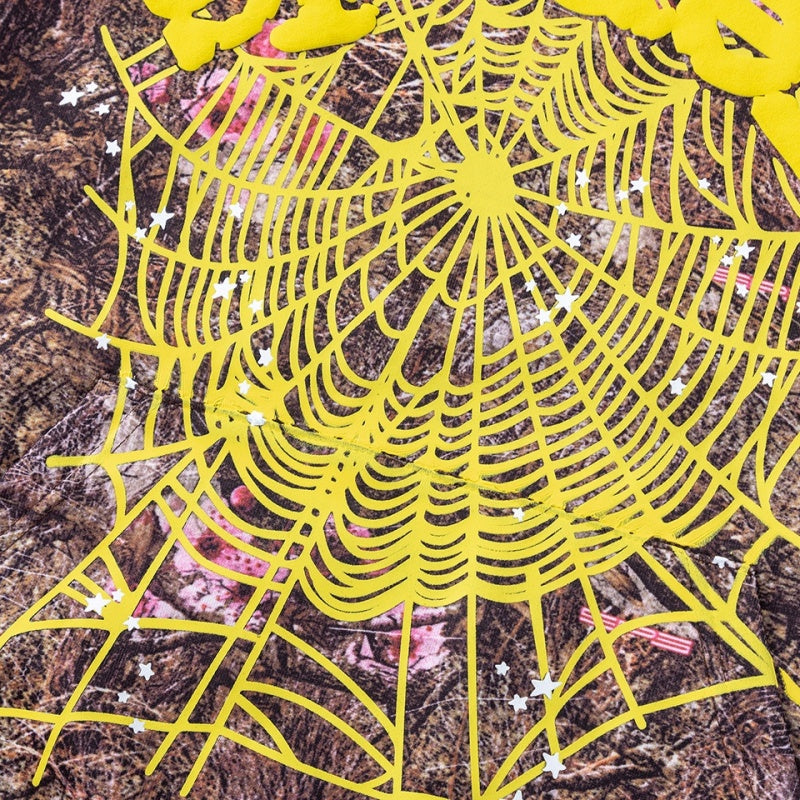 Spiderweb hoodie High-quality pure cotton for autumn and winter Camouflage