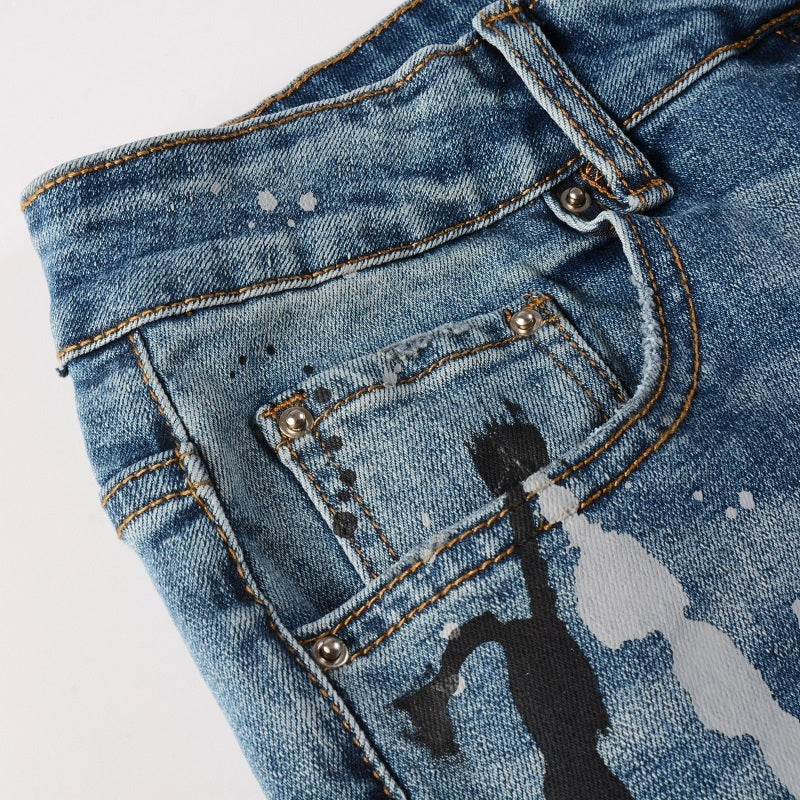 Men Trendy Jeans Pure cotton high quality