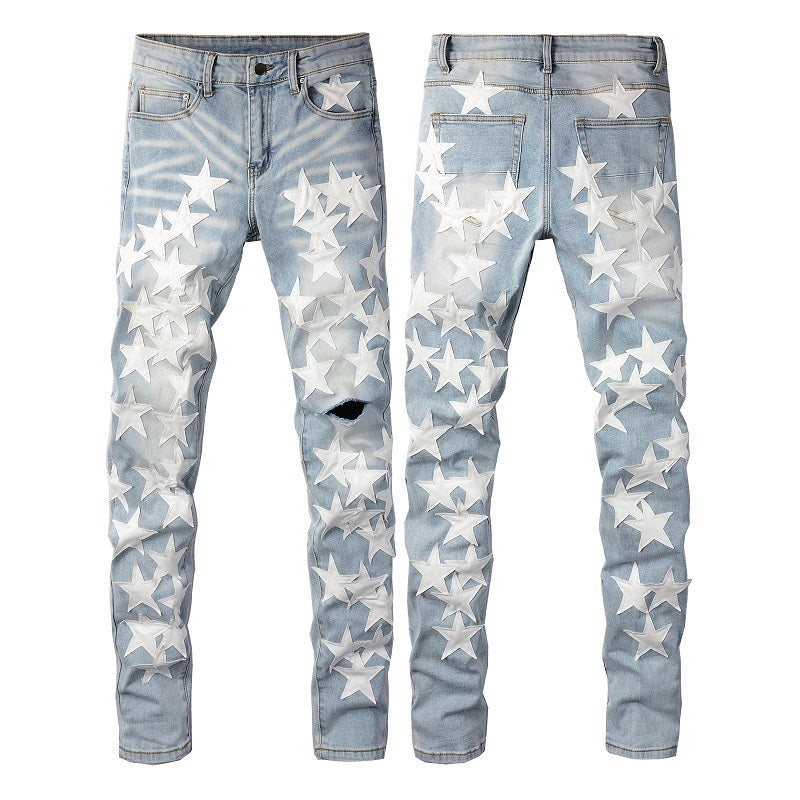 Men Trendy Jeans Pure cotton high quality