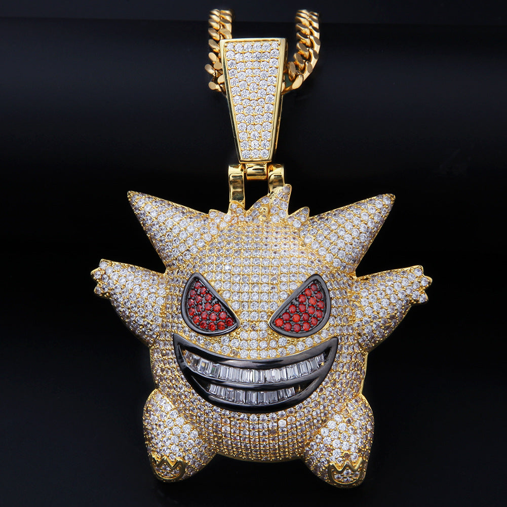 Jewelry full of zircon Geng Gui pendant Pokemon anime Pok¡§|mon Spectrum