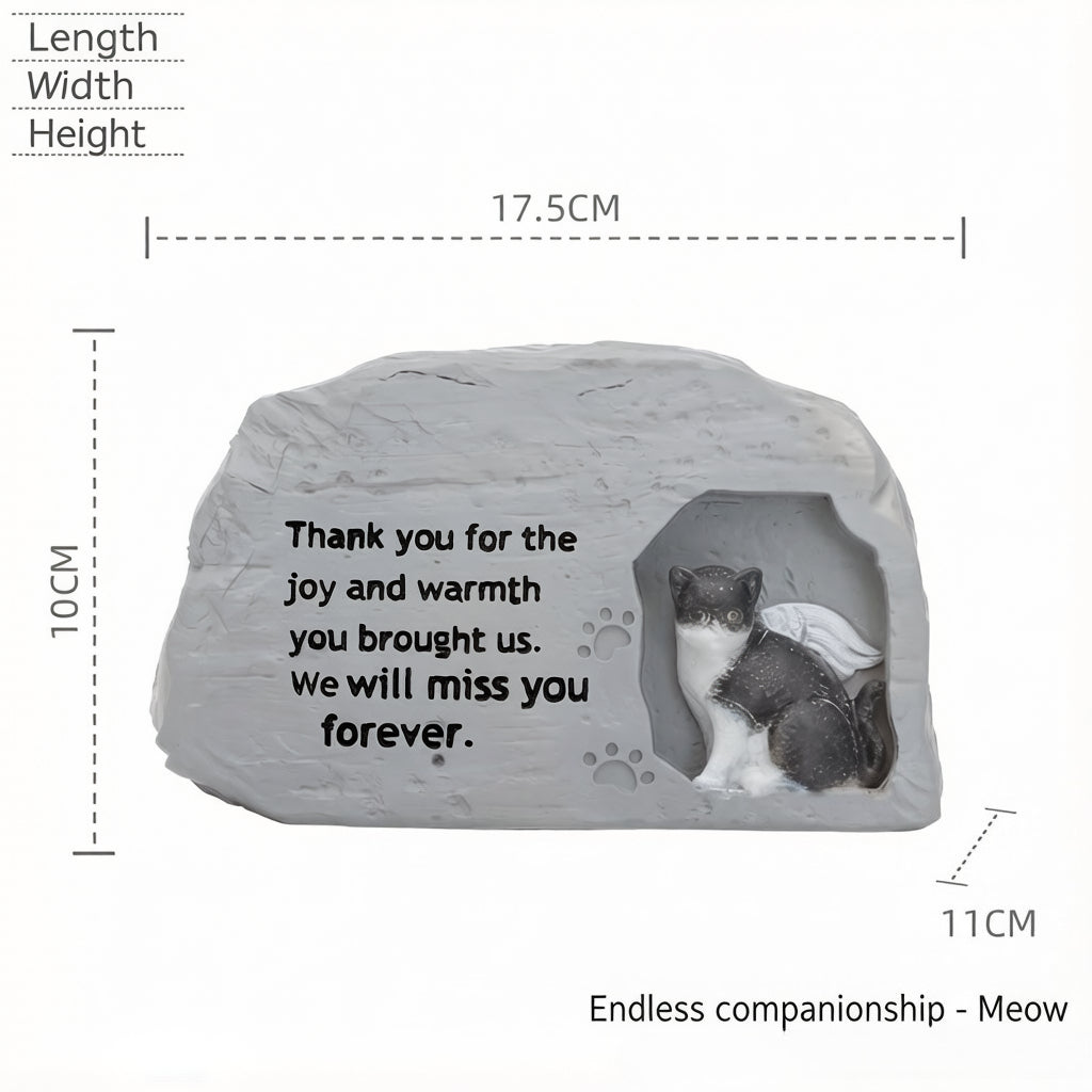 Pet Grave Marker Resin Pet Funeral Urn Storage Box Cat Dog Funeral Memorial Supplies