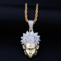 Jewelry Zircon Pendant Two Color Electroplating 14K Spectrum Far East