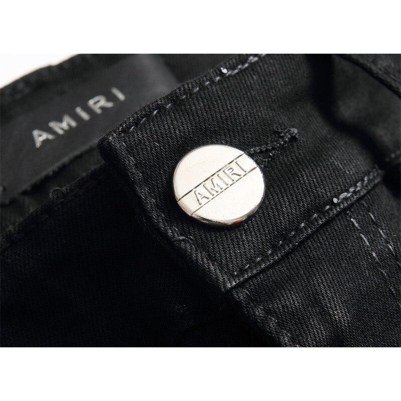 AMIRI Jeans High-quality distressed pure cotton