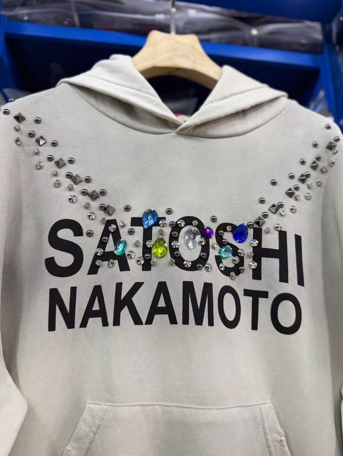 Satoshi Nakamoto hoodie High-quality heavyweight streetwear with a vintage, distressed aesthetic.