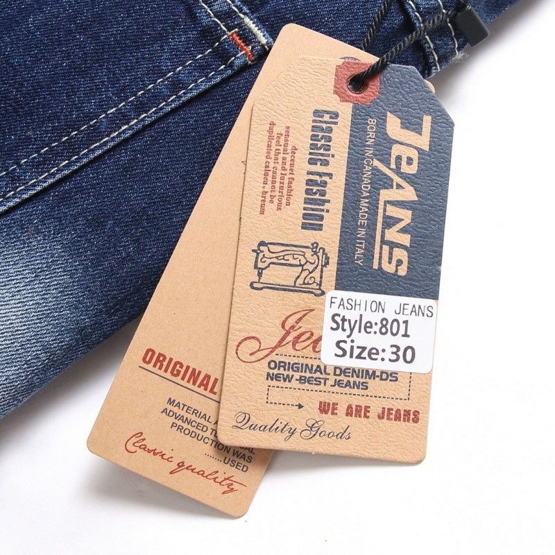 Denim shorts High-quality trendy casual pure cotton Non-stretch plus-size men's clothing